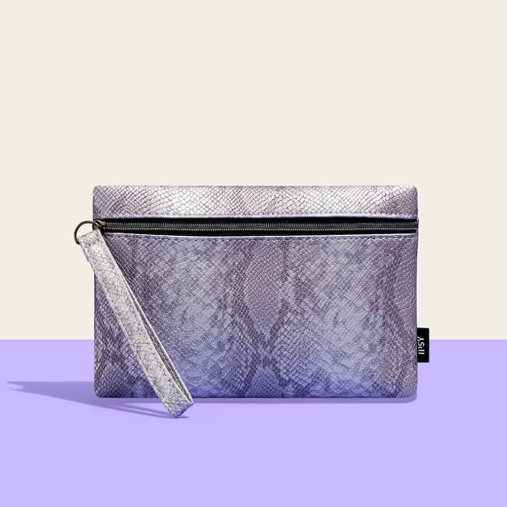 November 2024 Silver Snakeskin Glam Bag by Joanne Wong